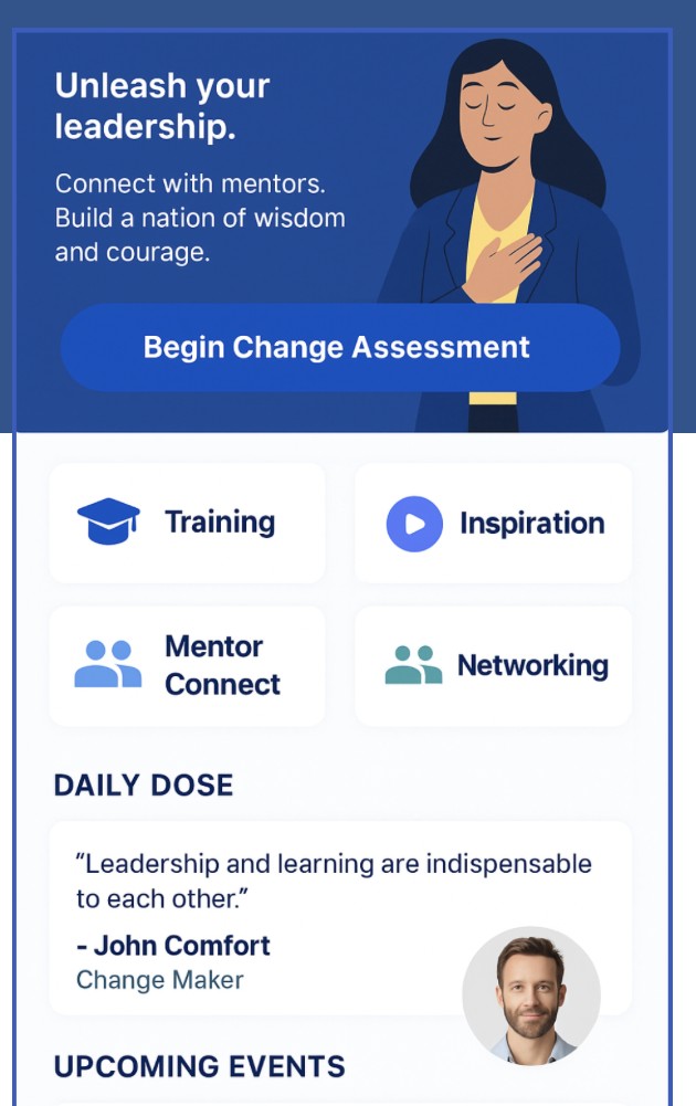 CME Transform — Change Management Enterprise's flagship mobile platform for training, mentorship and change readiness