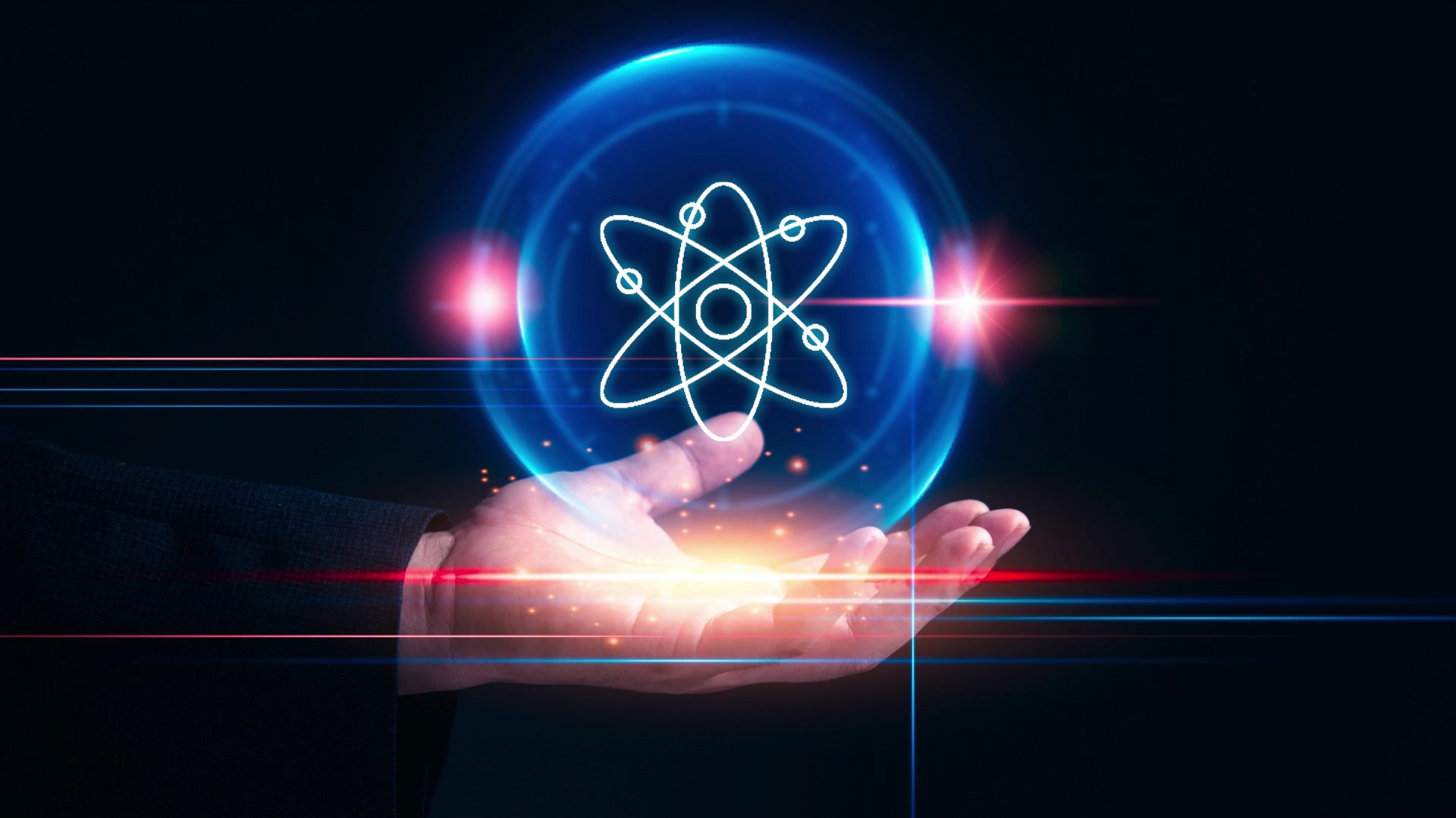 Atom hologram concept