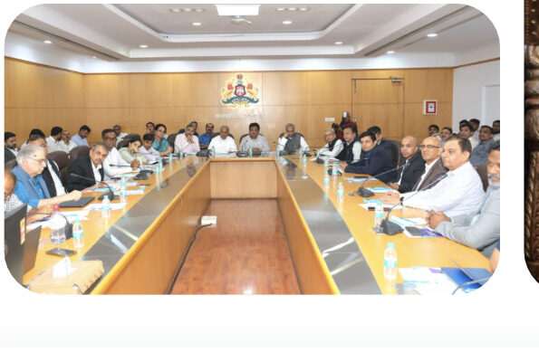 A Karnataka state government committee meeting on technology and innovation policy